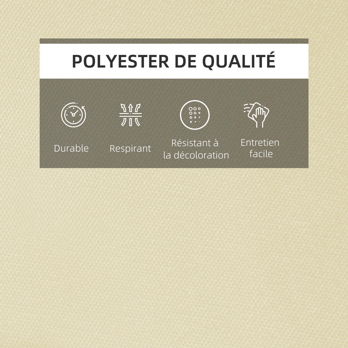 LIEGENAUFLAGE Creme 198/53/5 cm - Creme, Textil (198/5/53cm) - PANGIVO