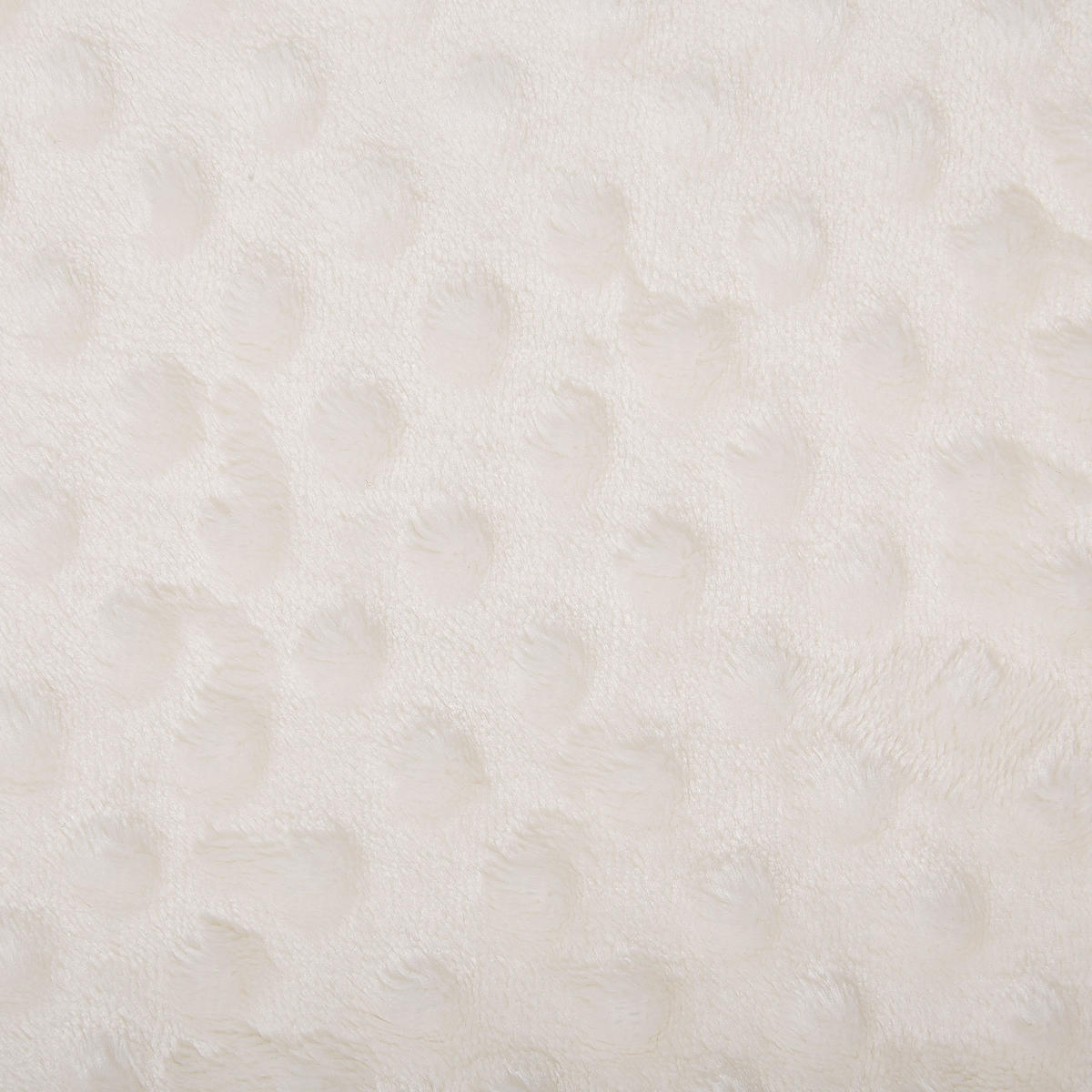 DECKE Cremeweiß Samur 220/200 cm - Ecru, Textil (200/220cm) - Beliani