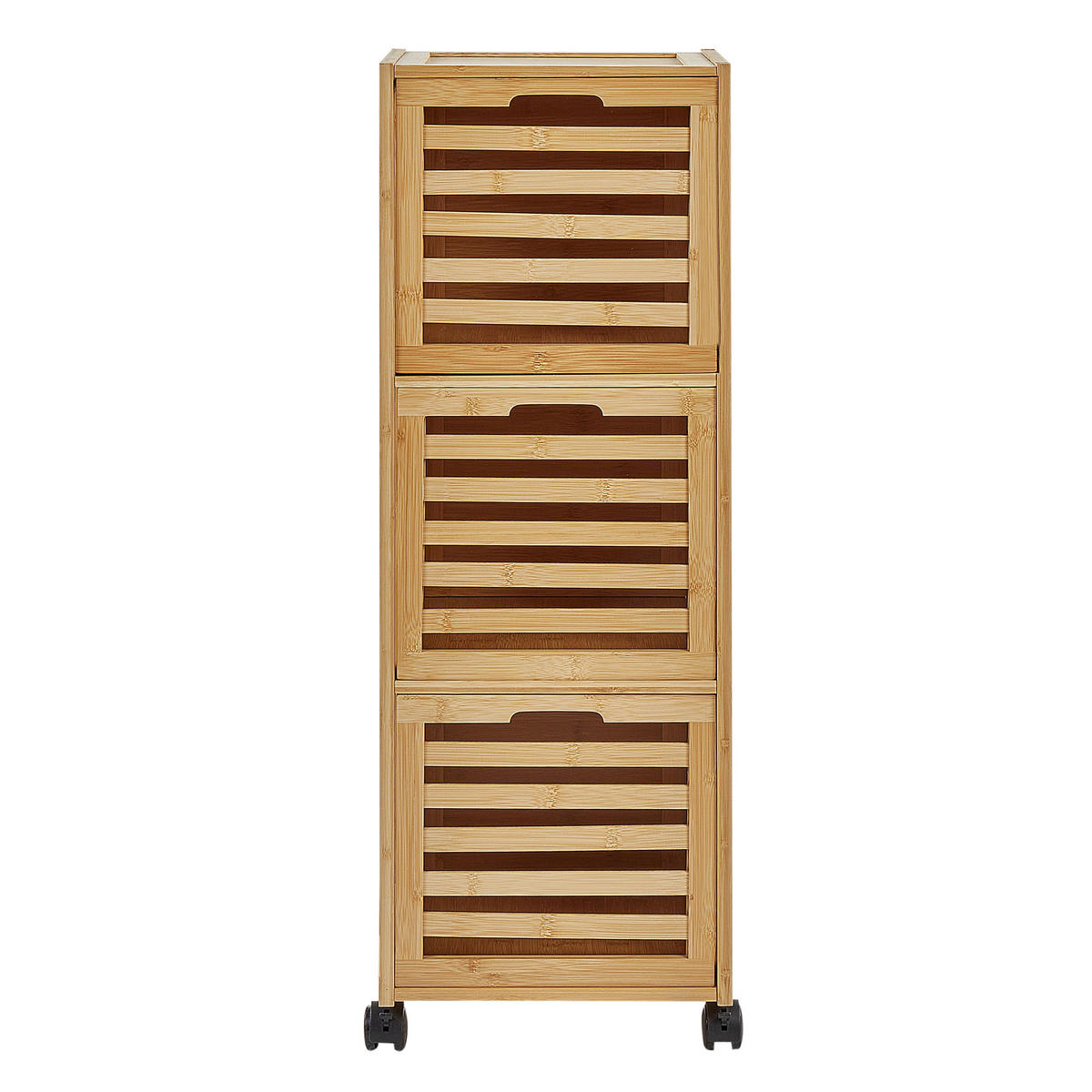 BAD-WANDSCHRANK 32 cm Hellbraun Shawnee - Braun, Holz (32/90/30cm) - Beliani