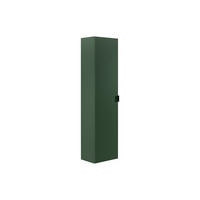 BADHOCHSCHRANK hängend - Streifenoptik - Mattgrün - H140 cm - ZEVINI - Grün, Holz (25/140/35cm) - Vente-Unique