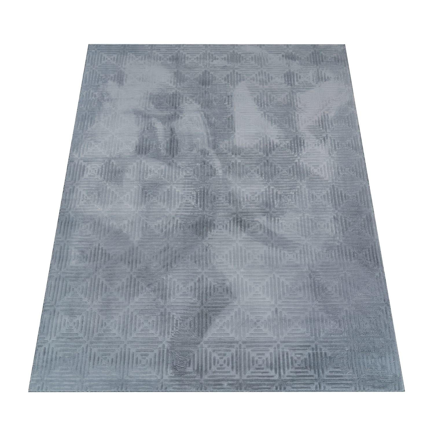 KURZFLORTEPPICH 120/160 LELYSTAD 523 - Anthrazit, Kunststoff (120/160cm) - Paco Home