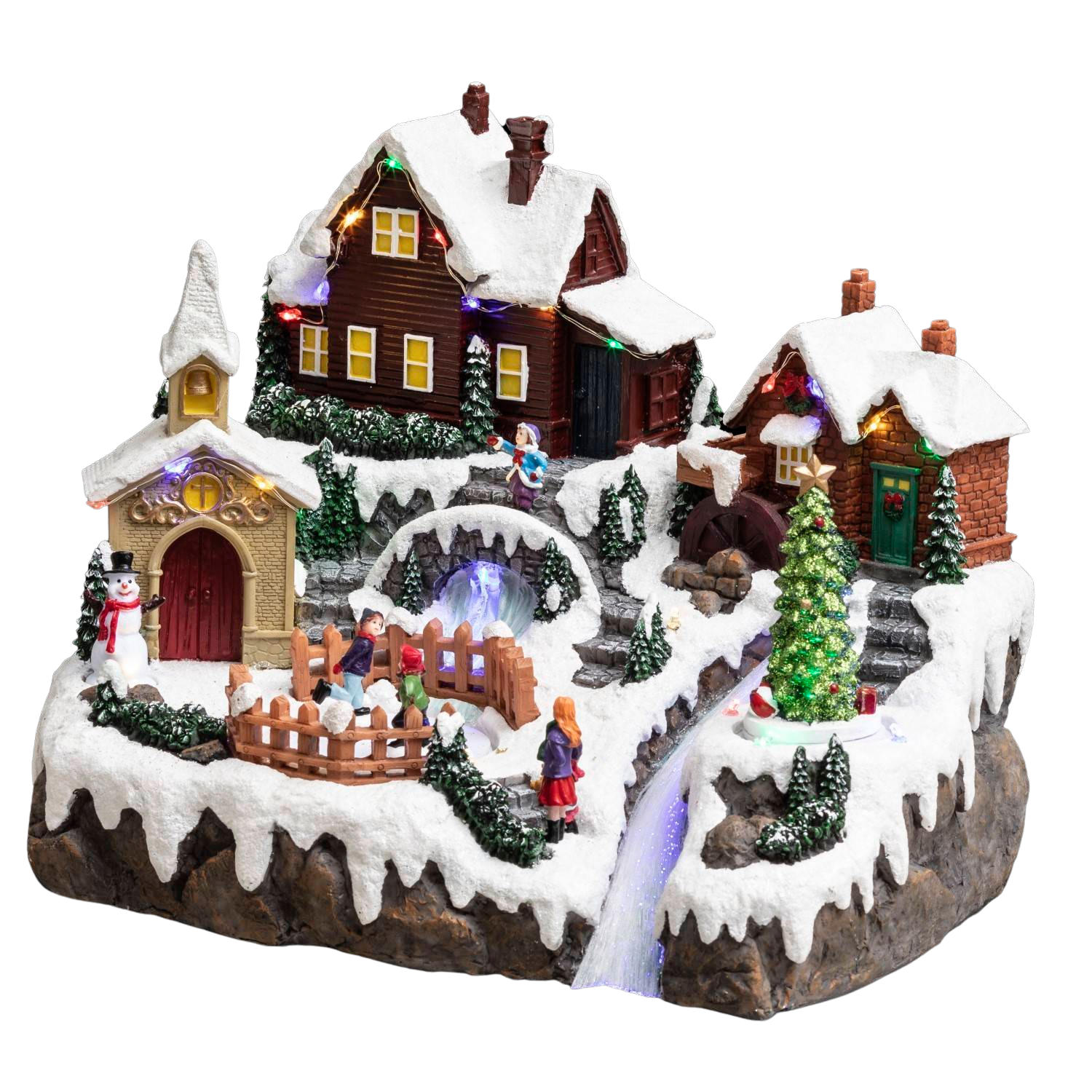 Fééric Lights and Christmas Weihnachtsdorf Mehrfarbig 32x24.5x24.5 cm