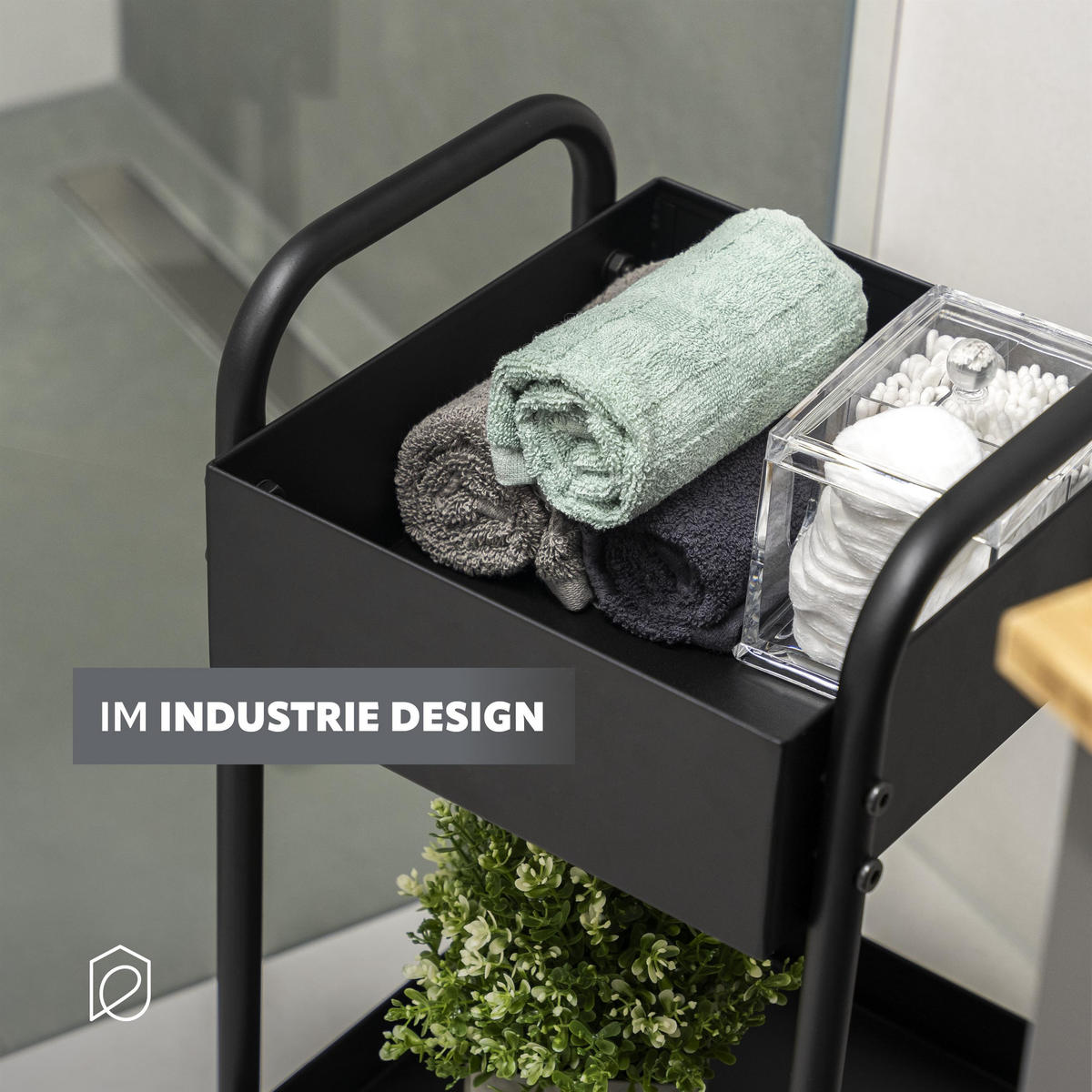 PFLANZENSTÄNDER, schwarz - Schwarz, Metall (29/30/58cm) - eluno