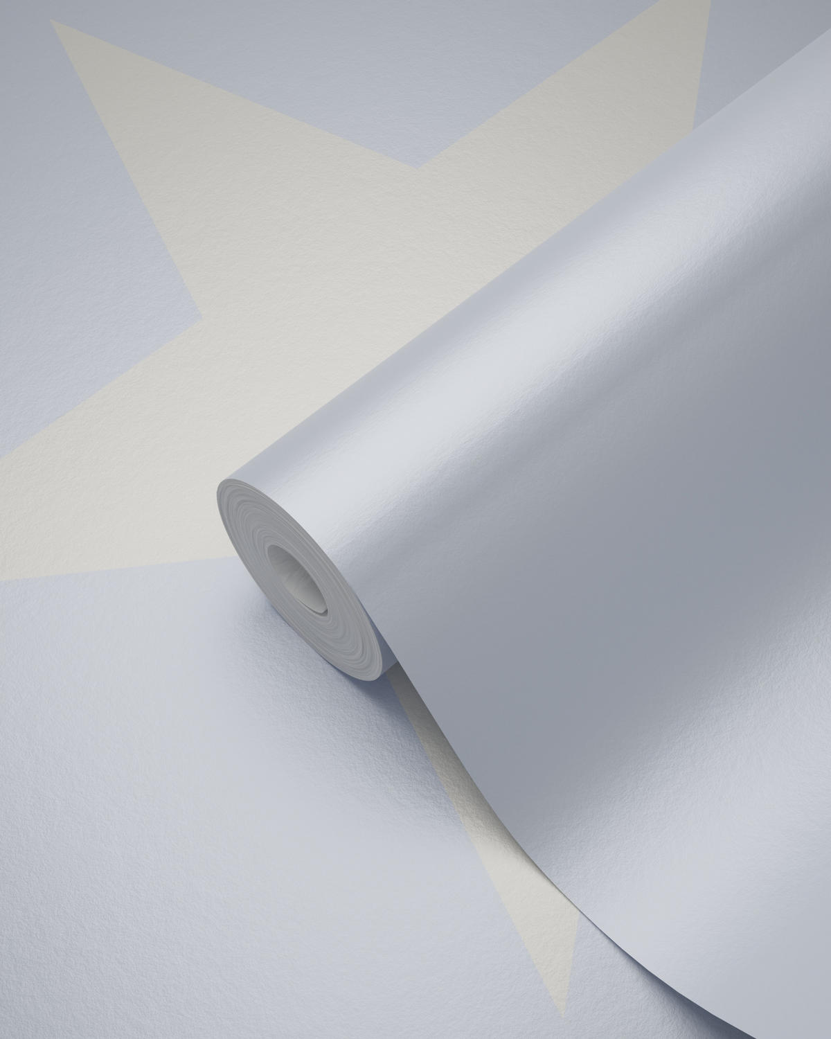 TAPETE Sterne 53 cm x 10.05 m - Blau, Papier (53/1000cm) - Origin Wallcoverings