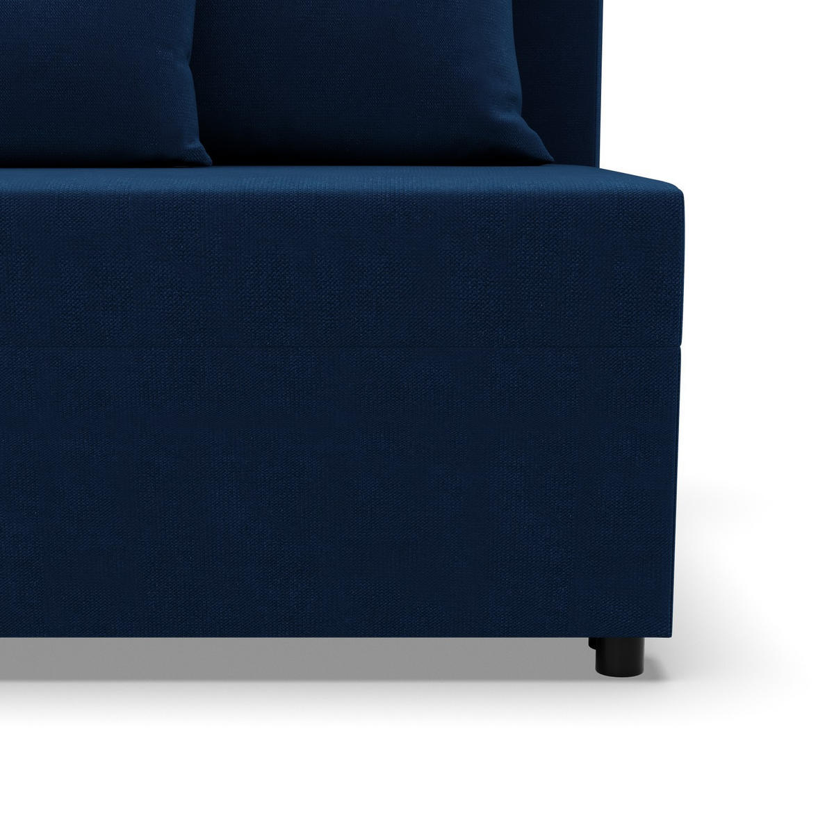 ECKSOFA MIT SCHLAFFUNKTION FERMO BONELL Dunkelblau - Dunkelblau, Textil (137/201cm) - Mebligo