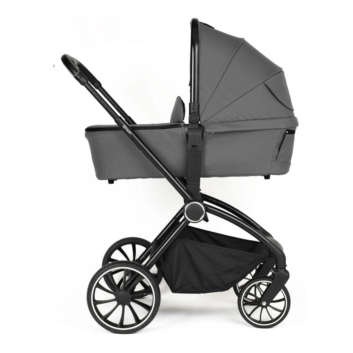 KOMBIKINDERWAGEN Harmony 3in1, grau - Grau, Metall (59/97cm) - BabyGo