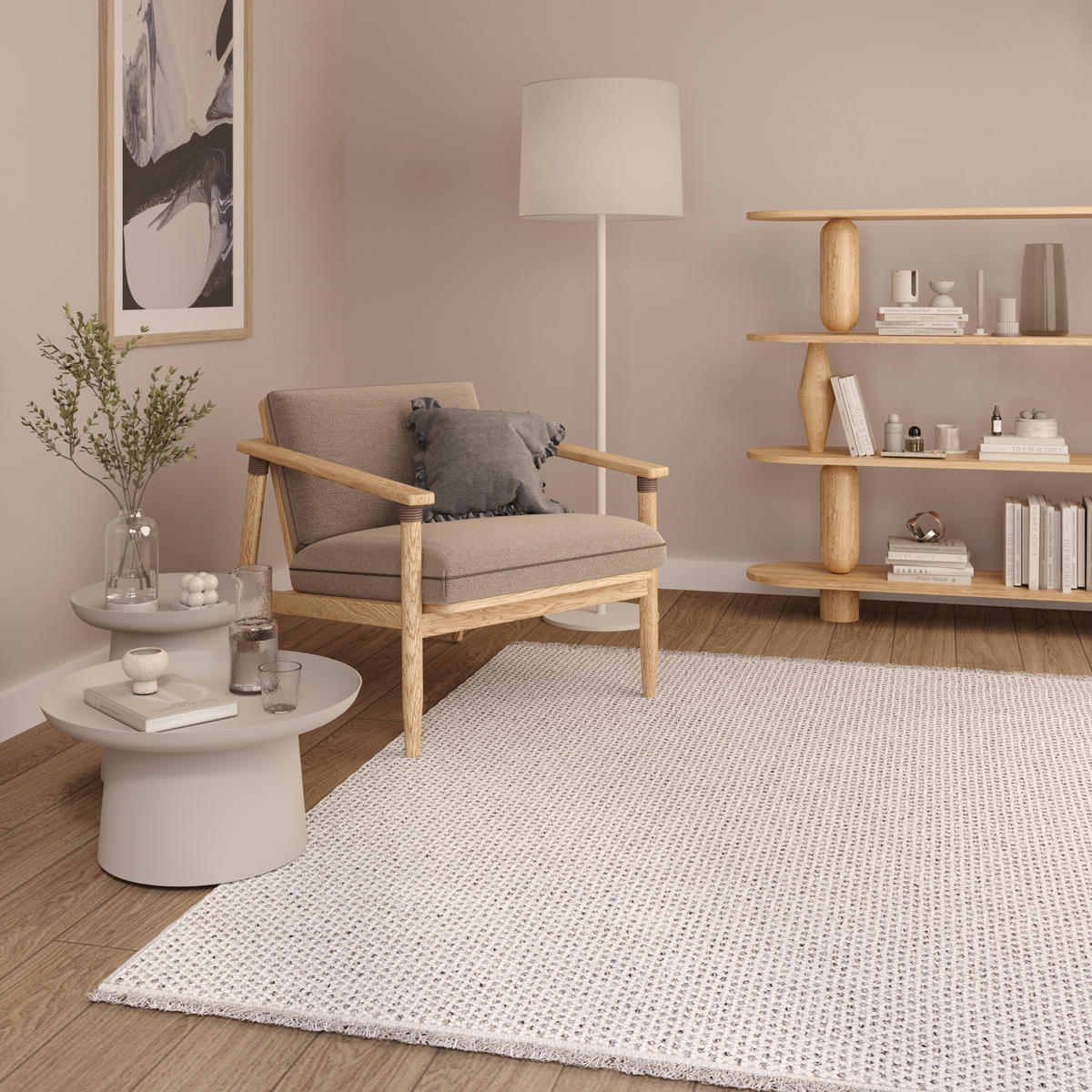 TEPPICH AGRA Grau 300/400 cm - Grau, Textil (300/400cm) - Tapiso