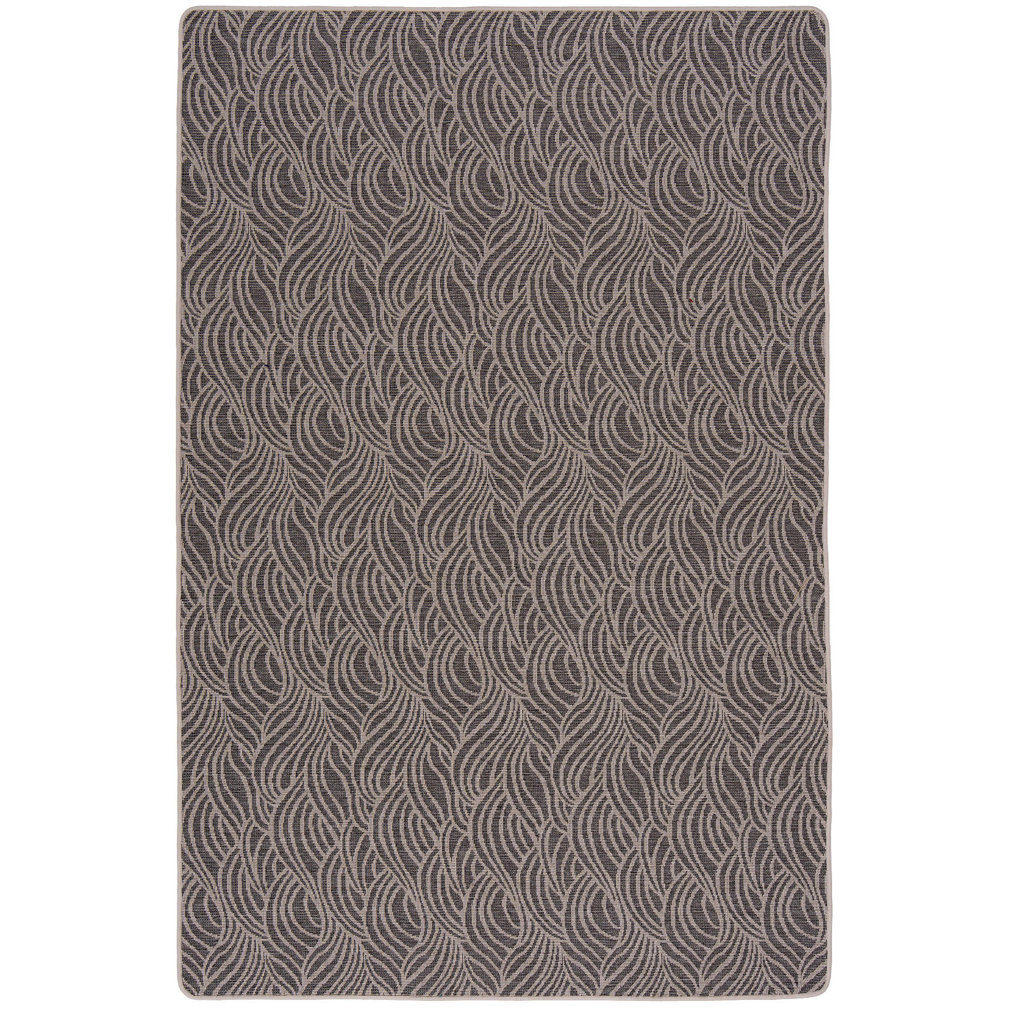 IN- UND OUTDOOR TEPPICH BEIDSEITIG NEWPORT DESIGN - Grau, Textil (200/250cm) - Snapstyle