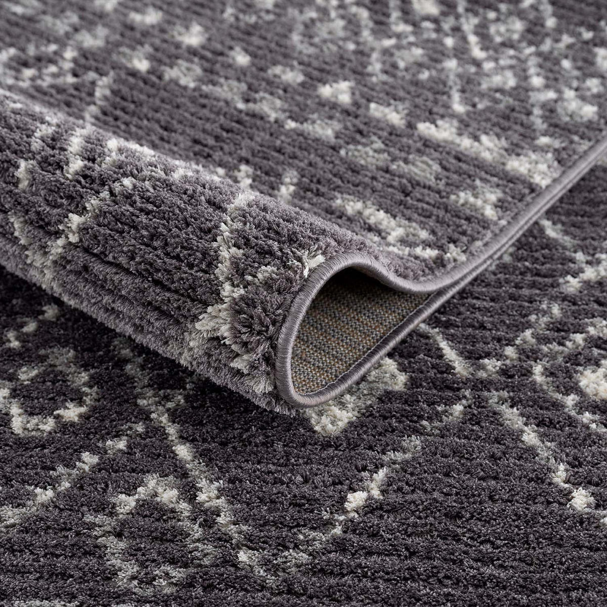 KURZFLOR-TEPPICH April 2292 Grau 160x230 cm - Grau, Textil (160/230cm) - carpet city