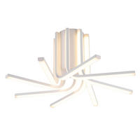 LED DECKENLEUCHTE LINCOLN Metall Weiß - Weiß, Metall (49/49/21cm)