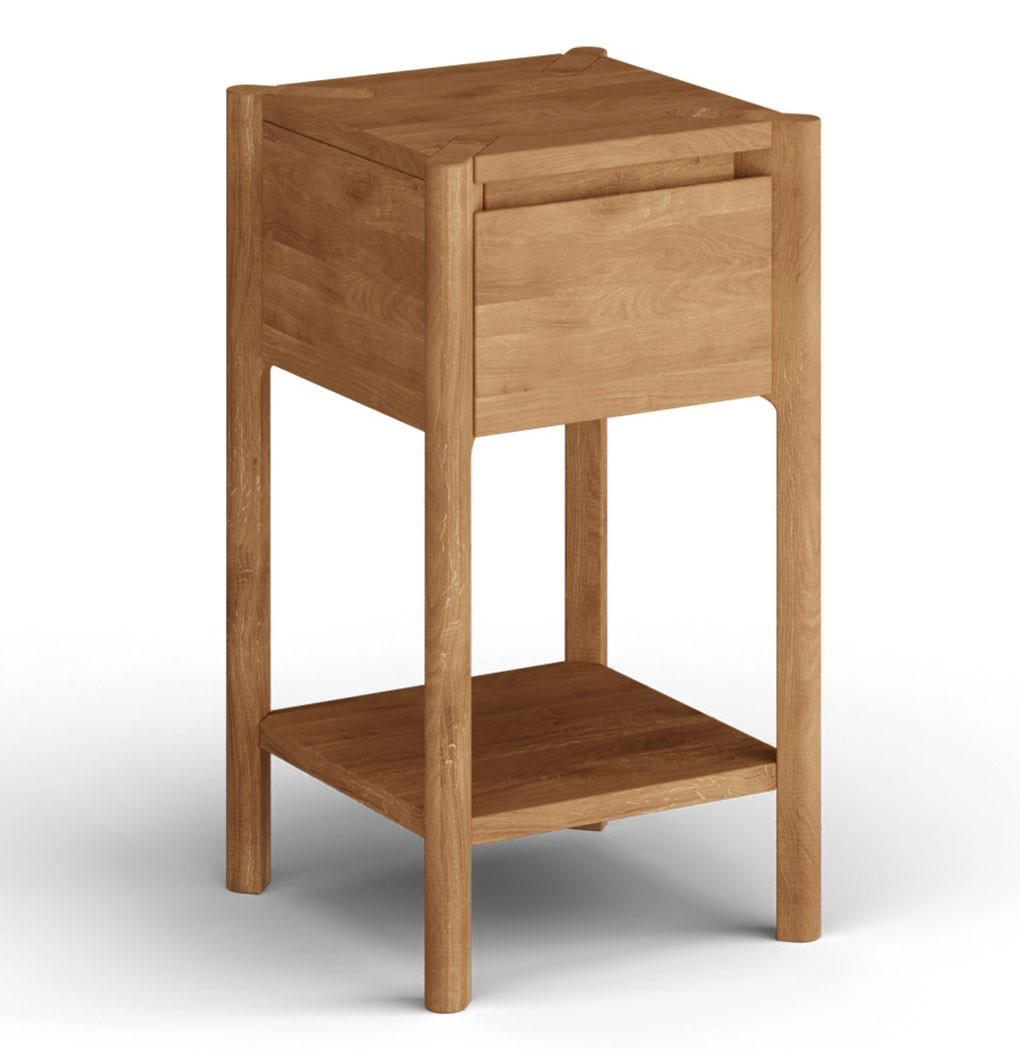 BEISTELLTISCH Campi Eiche Natur 33 / 33 / 60cm - Eichefarben, Holz (33/33/60cm) - Feldmann-Wohnen