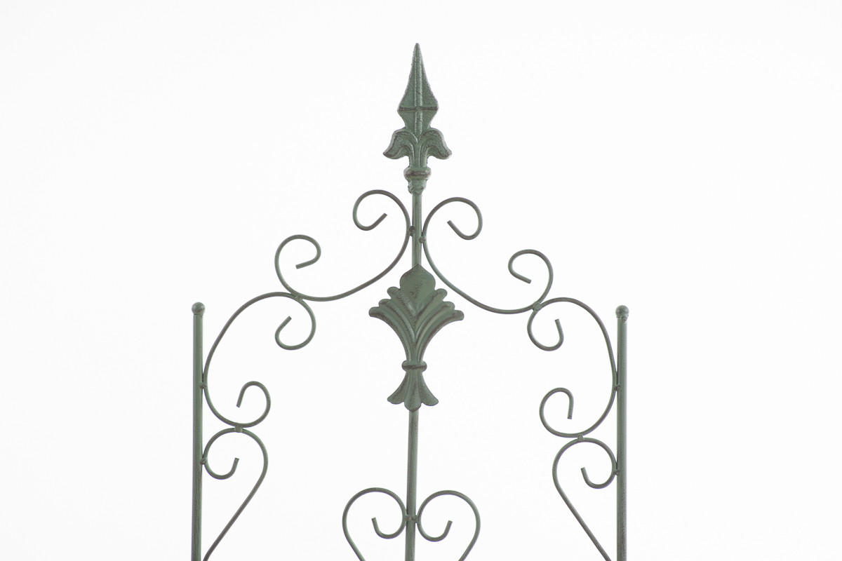 RANKGITTER Metall antik-grün - Grün, Metall (35/122/1cm) - CLP
