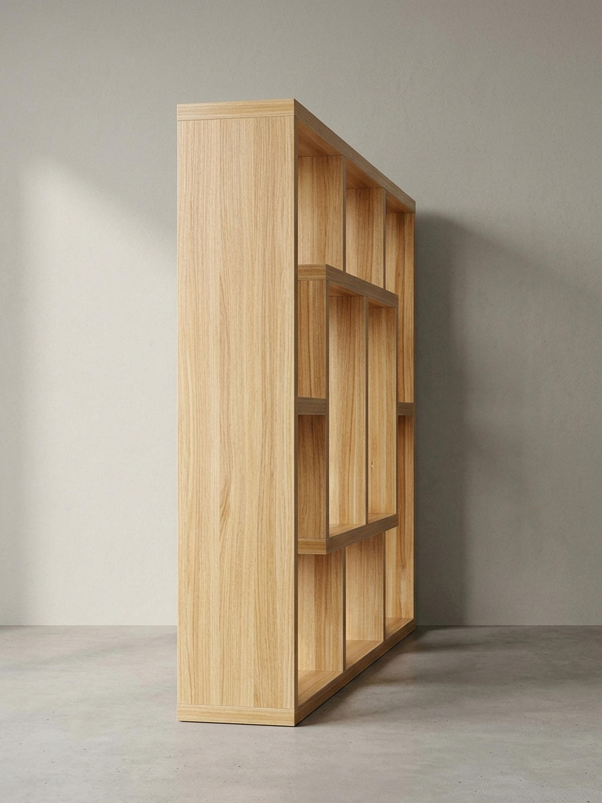 WANDREGAL RUR MDF Melaminbeschichtet Modern, Braun 85x16x48 cm - Braun, Holz (85/48/16cm) - KADIMA DESIGN