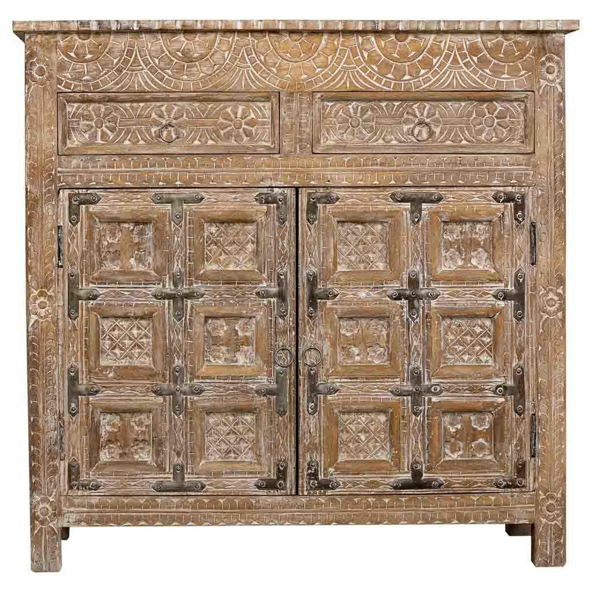 SIDEBOARD aus Holz 92x40x90 cm - Weiß, Holz (92/90/40cm) - Wanderlust