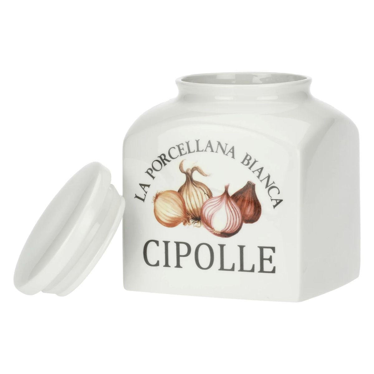 VORRATSDOSE Cipolle 3,5 l - Multicolor, Keramik (18/27.5/18cm) - La Porcellana Bianca