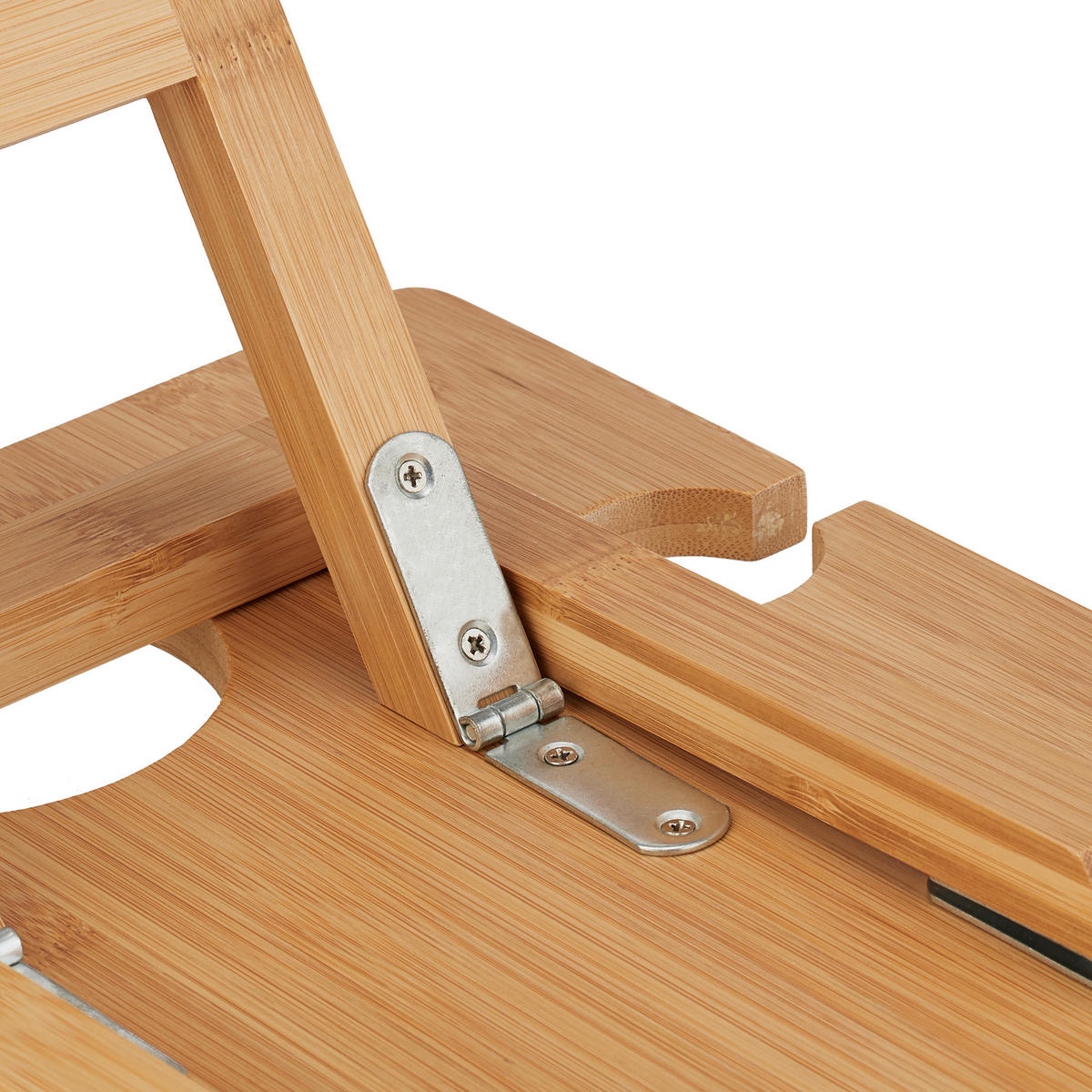 PICKNICK-WEINTISCH - Hellbraun, Holz (30/40/20cm) - Relaxdays