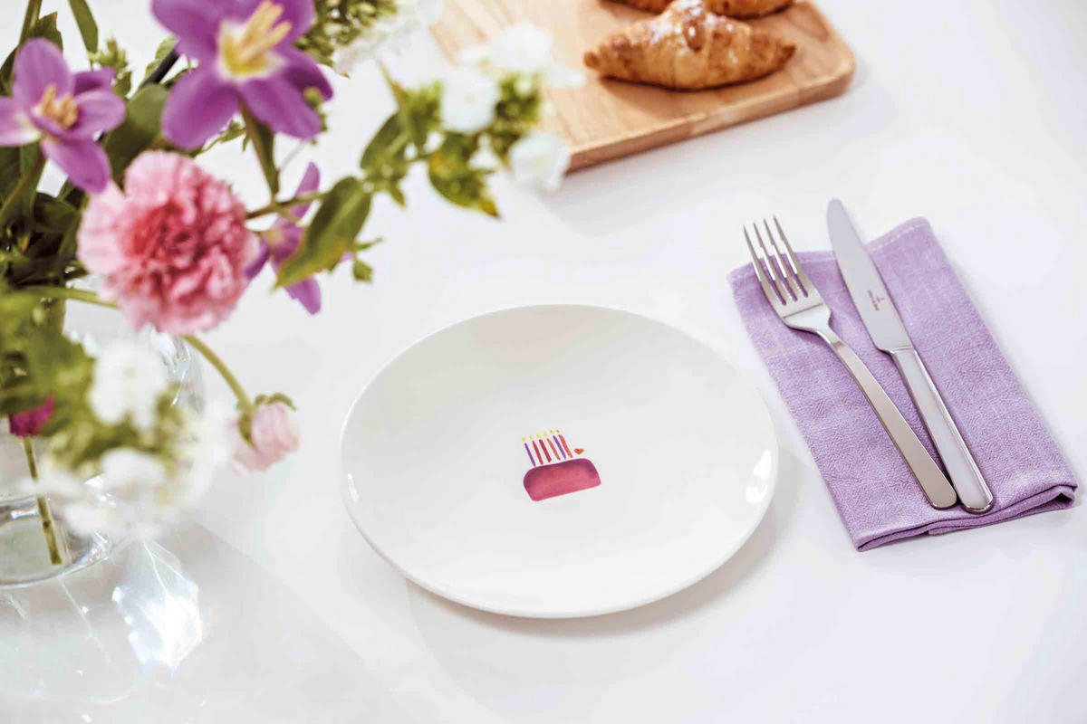 FRÜHSTÜCKSSET HAPPY BIRTHDAY With Love bunt 3er Set - Multicolor, Keramik (1/1/1cm) - Villeroy & Boch