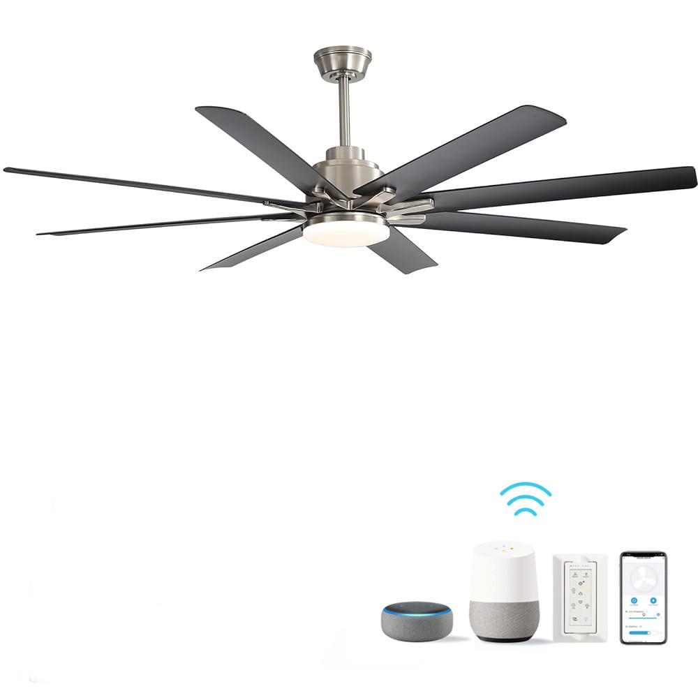 Casiva Deckenventilator Schwarz 167.64x35.56x167.64 cm