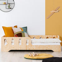 POSTEL 90/200 Estelle Přírodní dřevo - hnědá, dřevo (90/200cm) - Petits-meubles