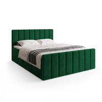 BOXSPRINGBETT Denver DUO mit Topper 140x200 Dunkelgrün - Dunkelgrün, Textil (140/200cm) - Bromarkt