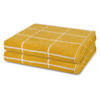 DUSCHTUCH Sensual Skin Karo 2er-Set - Dunkelgelb, Textil (75/140cm) - Ross
