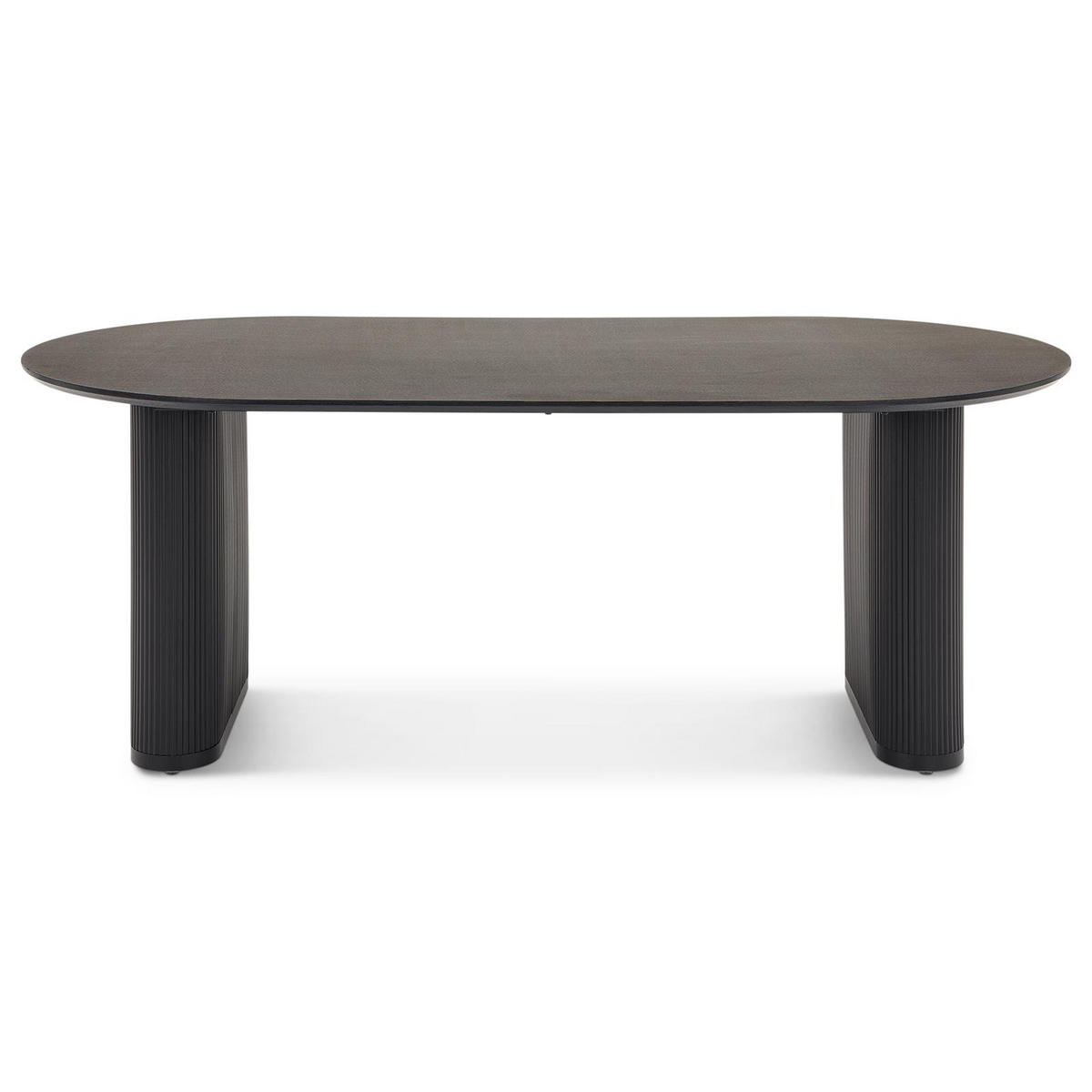 ESSGRUPPE DONOVAN CASSIE 7er Set schwarz - Schwarz, Holzwerkstoff (200/75/100cm) - IDIMEX