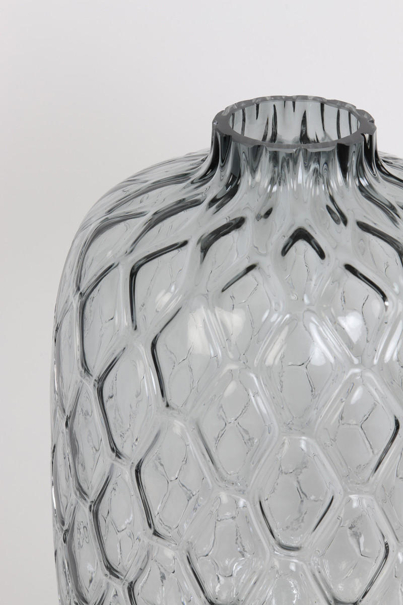 VASE Carino Grau Ø29/42 cm - Grau, Glas (29/42cm) - Light & Living