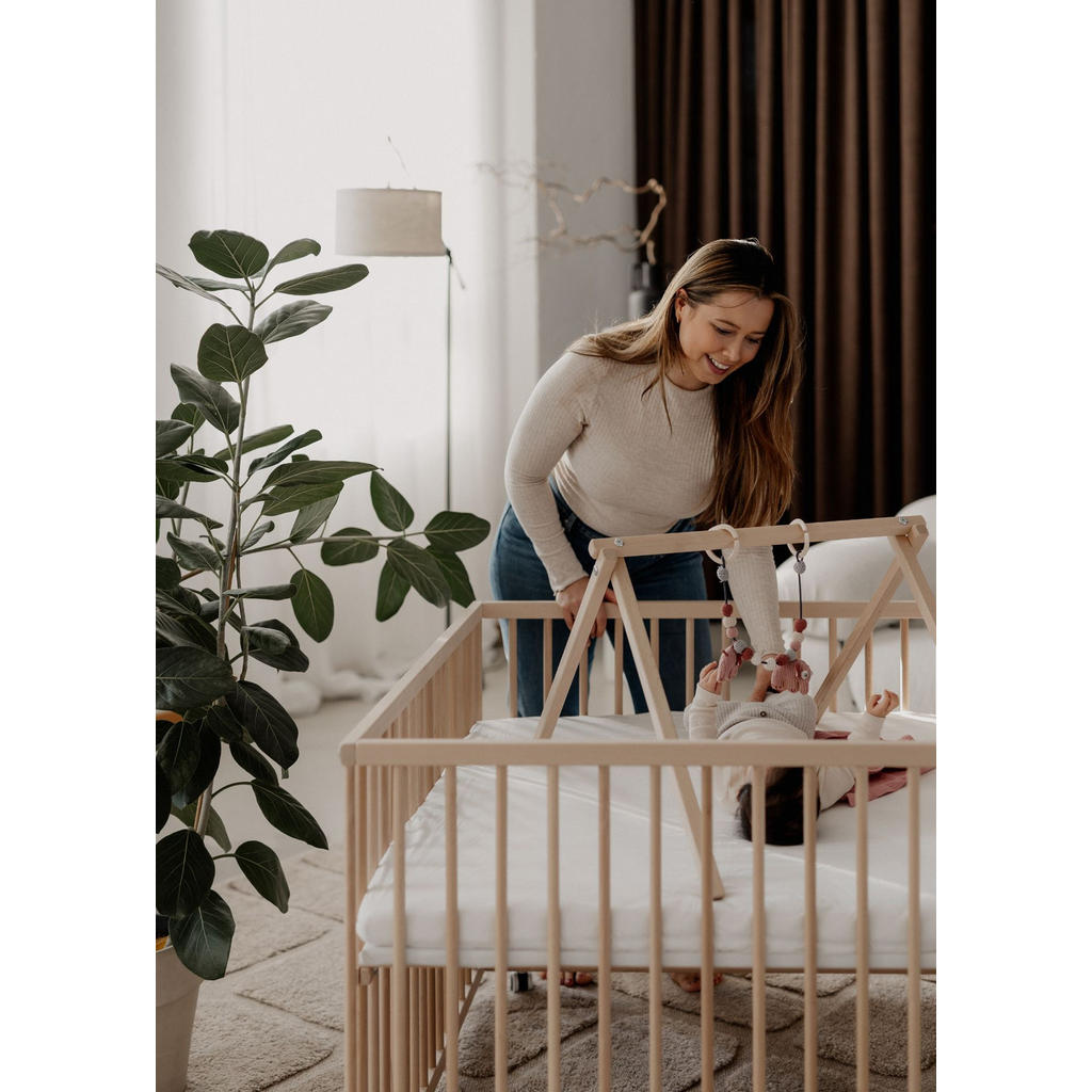 Thumbnail - Sämann – make a difference. Laufgitter, Natur, Holz, Echtholz,Buche, 120x74x120 cm, Babymöbel, Laufstall Baby