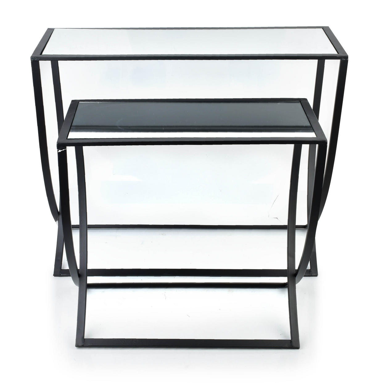 KONSOLENTISCHE Cedric Schwarz 80/30/65 cm Metall - Schwarz, Metall (80/30/65cm) - Mondex
