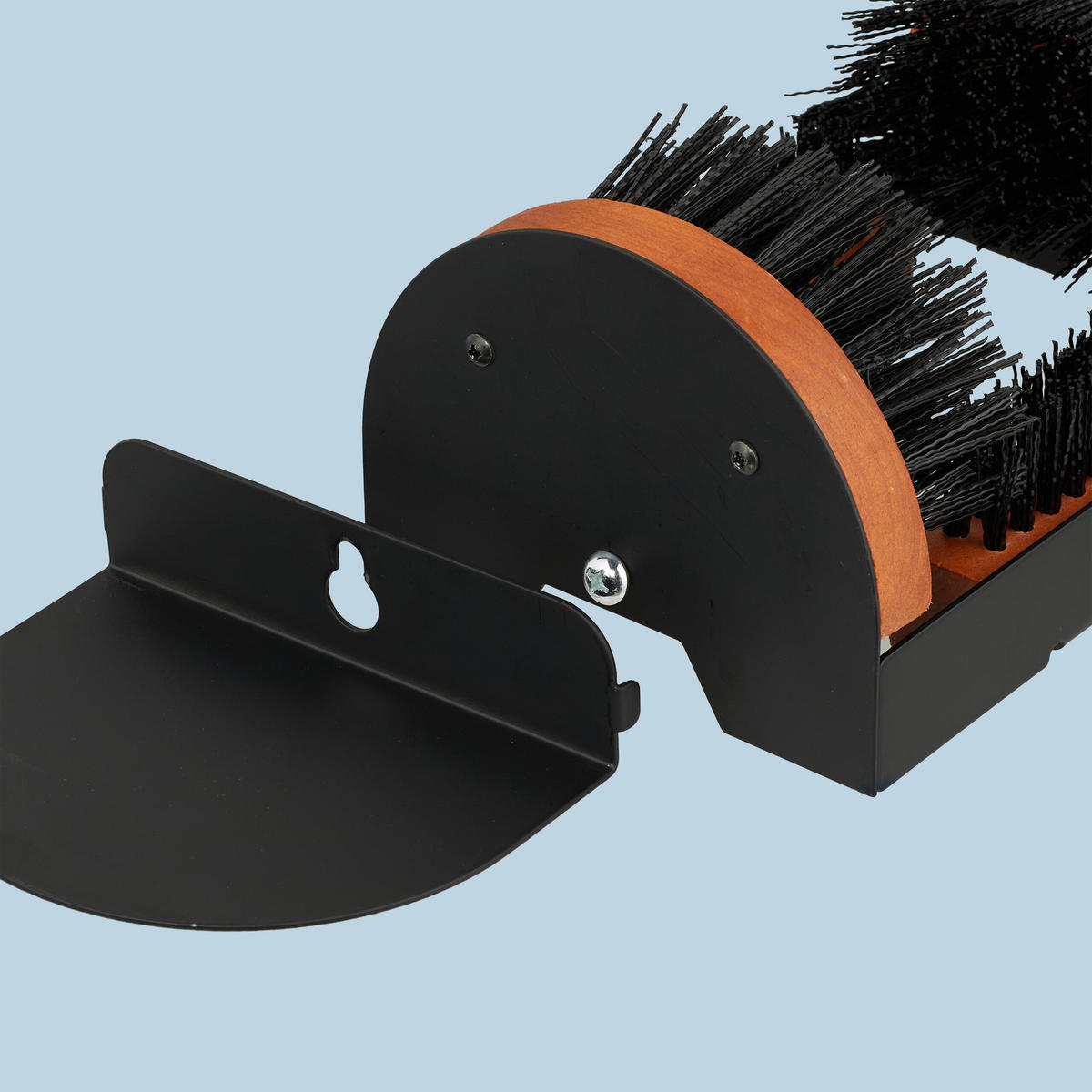 SCHUHABSTREIFER - Schwarz, Holz/Kunststoff (47/15.5cm) - Relaxdays