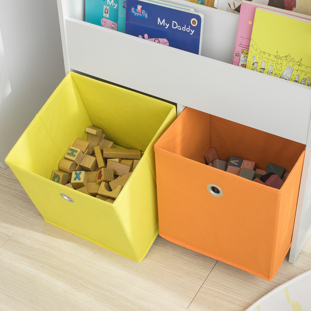 KINDERREGAL Weiß - Weiß, Holzwerkstoff (58/76/27cm) - SoBuy
