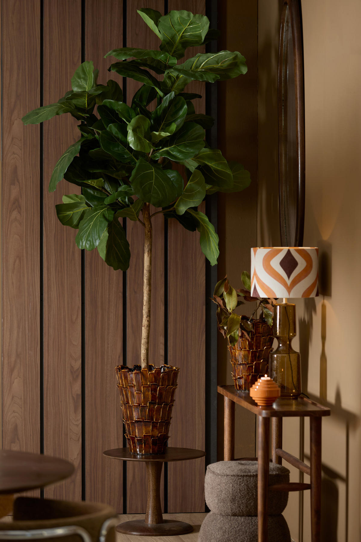 VASE Banya Braun Ø33/43 cm - Braun, Keramik (43cm) - Light & Living