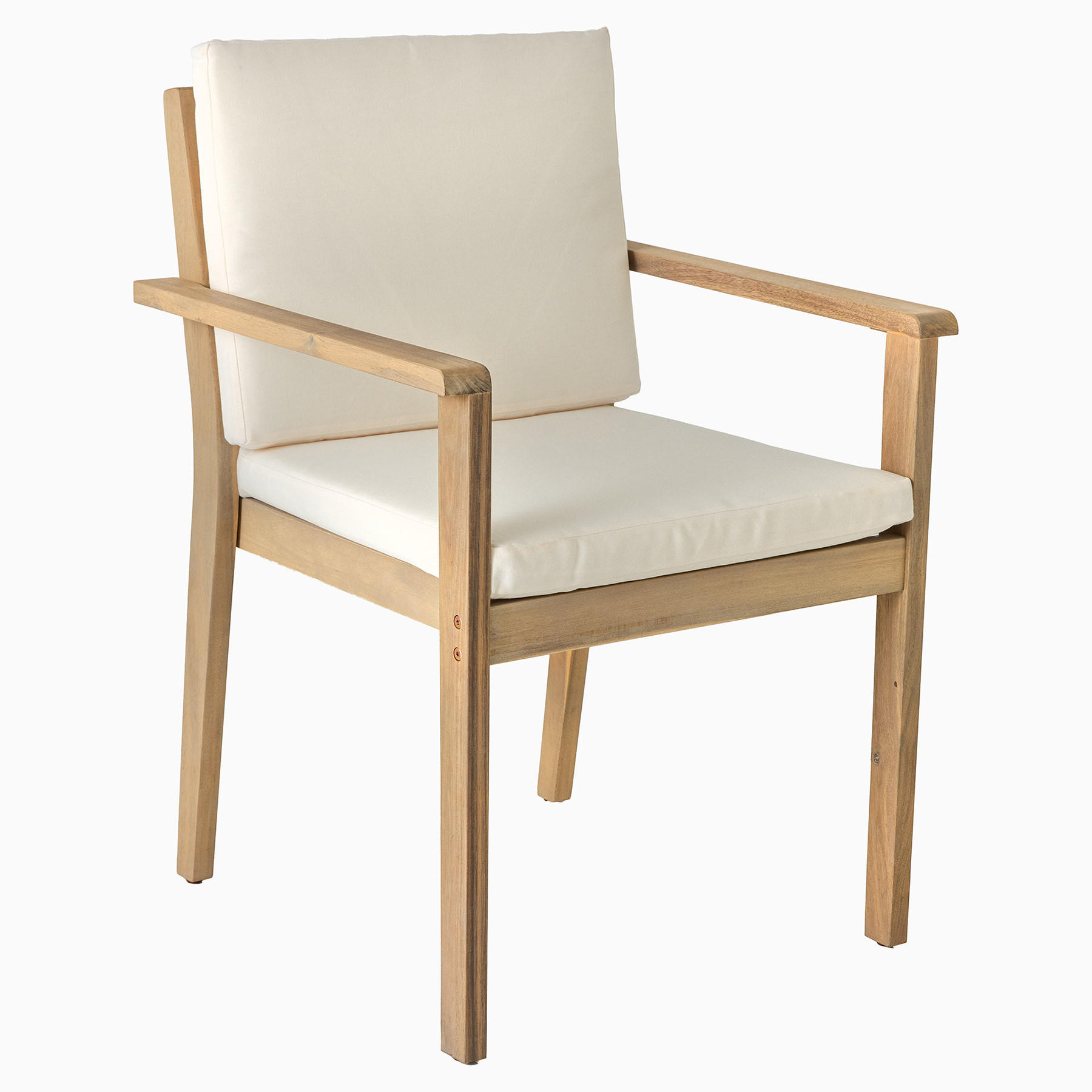 riess-ambiente Gartenstuhl Beige, Braun 60x84x60 cm