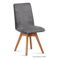 ESSZIMMERSTUHL drehbar (6er-Set) Donni 47x92x60 Eiche geölt/Grau - Eichefarben/Grau, Kunststoff (60/92/47cm) - 58aufmkessel