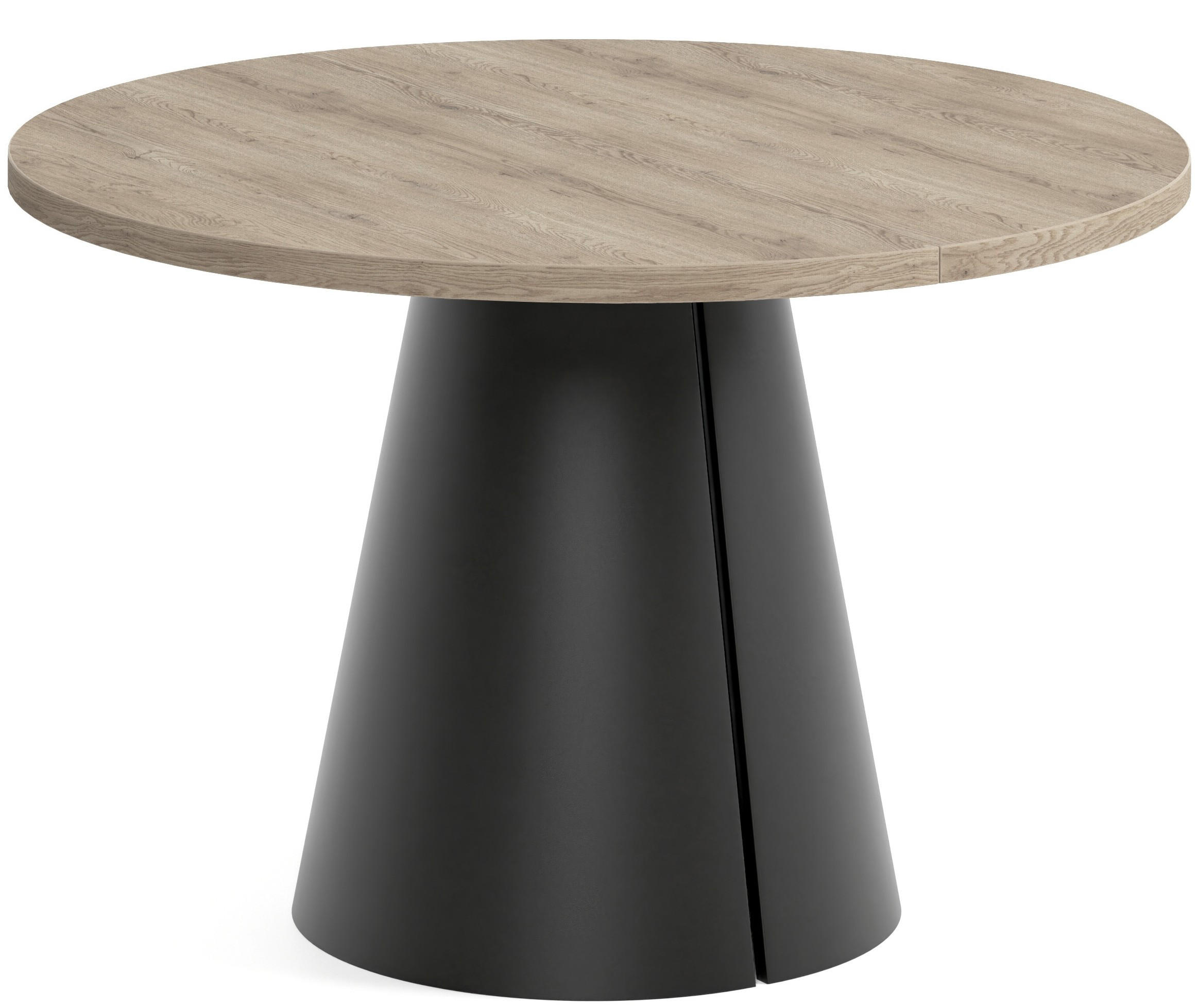 TISCH Schwarz ALMA Ausziehbar 120/196 cm - Eichefarben/Schwarz, Holzwerkstoff (2/120/76cm) - Sepro Meble
