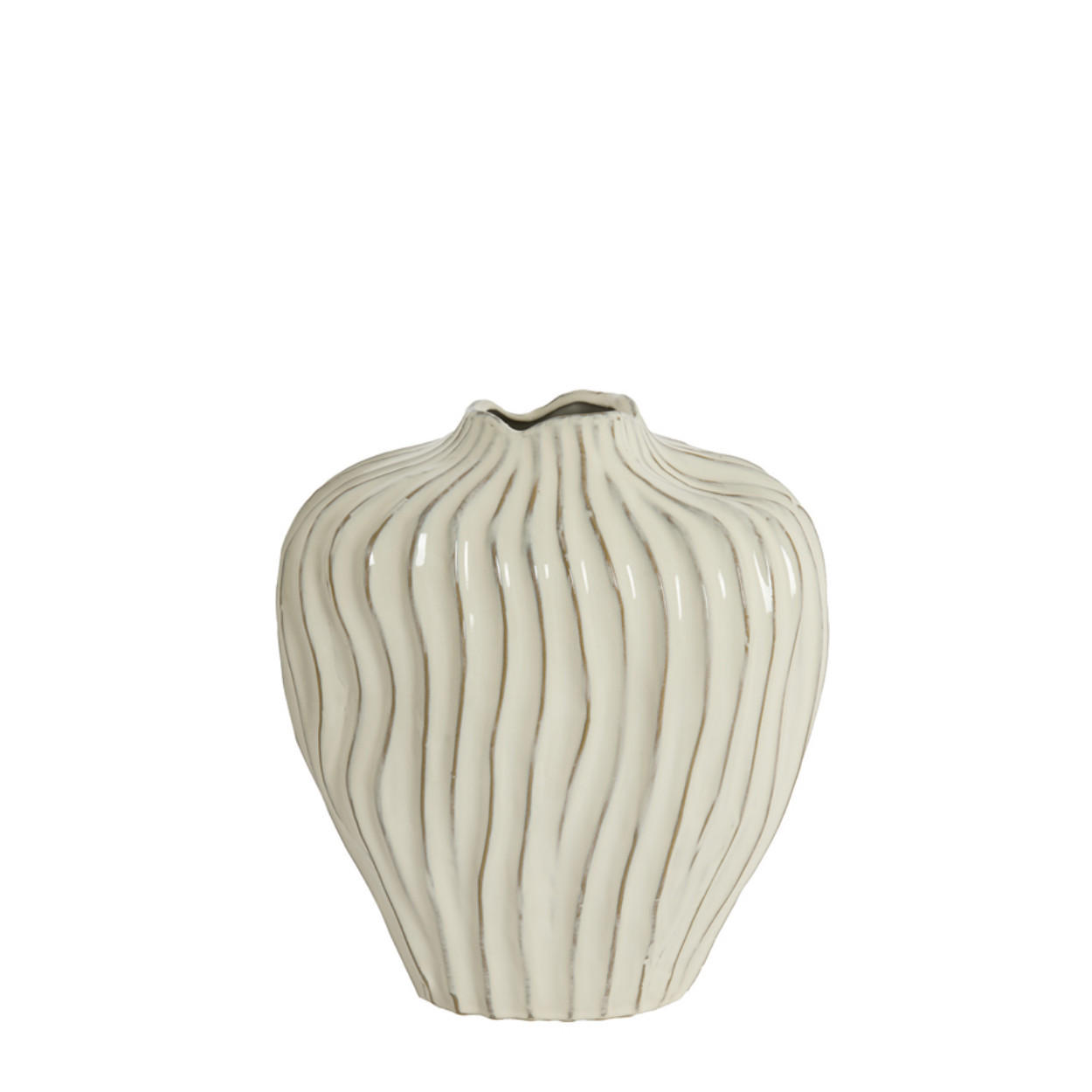 Light & Living Vase Weiß 35 cm
