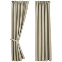 VORHANG 2ER SET NEWYORK HxB 225x140 cm Beige - Beige, Textil (140/225cm) - Gardinenbox