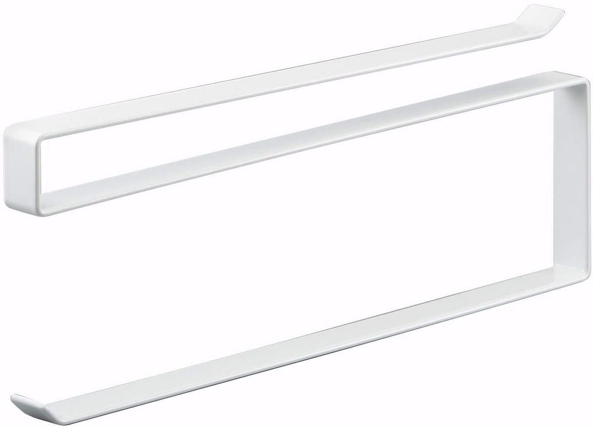 KÜCHENROLLENHALTER Tower 7115 Weiß 5.5/1.5/26 cm - Weiß, Metall (1.5/5.5/26cm) - Yamazaki