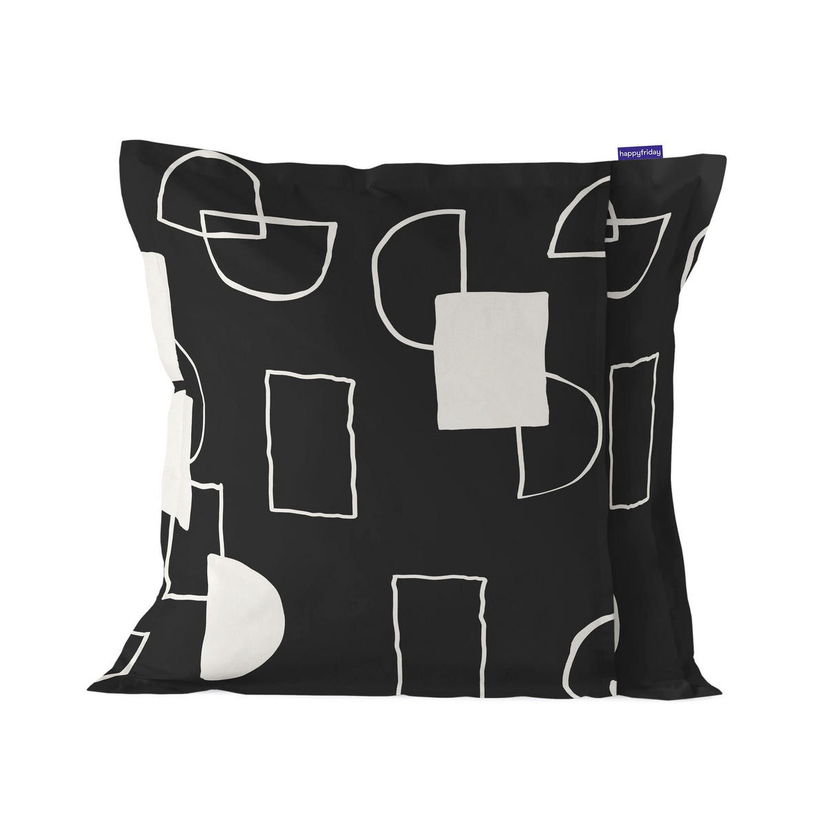 KISSENBEZUG serenity 60x60 cm mehrfarbig - Multicolor, Textil (60/60cm) - Happy Friday