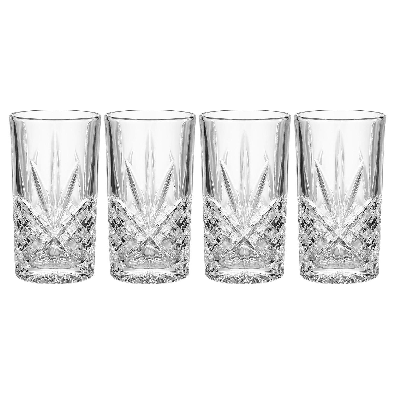LONGDRINKGLAS (4er Set) Crystal Club - Transparent, Glas (0.33L) - Butlers