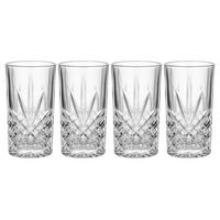 LONGDRINKGLAS (4er Set) Crystal Club - Transparent, Glas (0.33L) - Butlers
