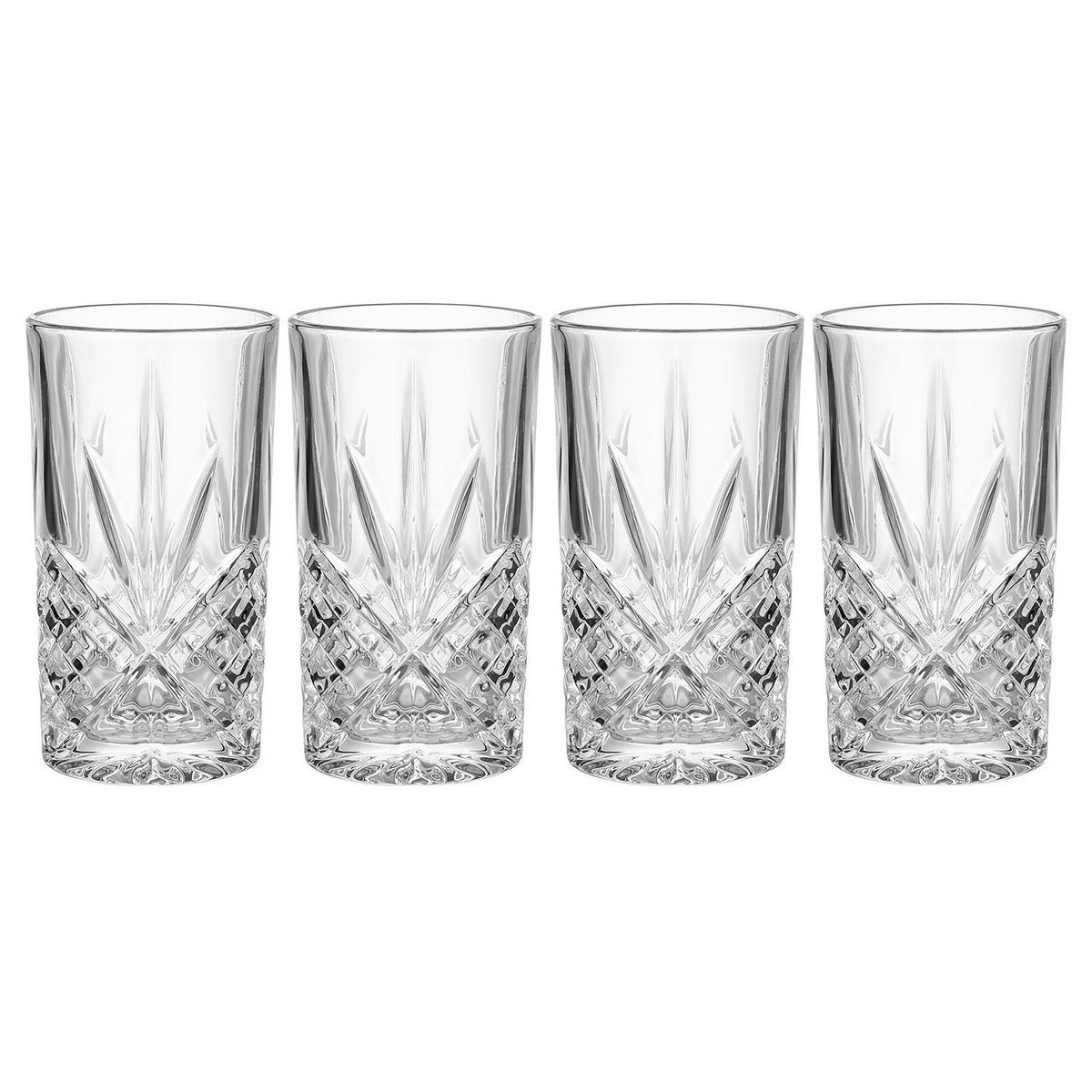 LONGDRINKGLAS (4er Set) Crystal Club - Transparent, Glas (0.33L) - Butlers