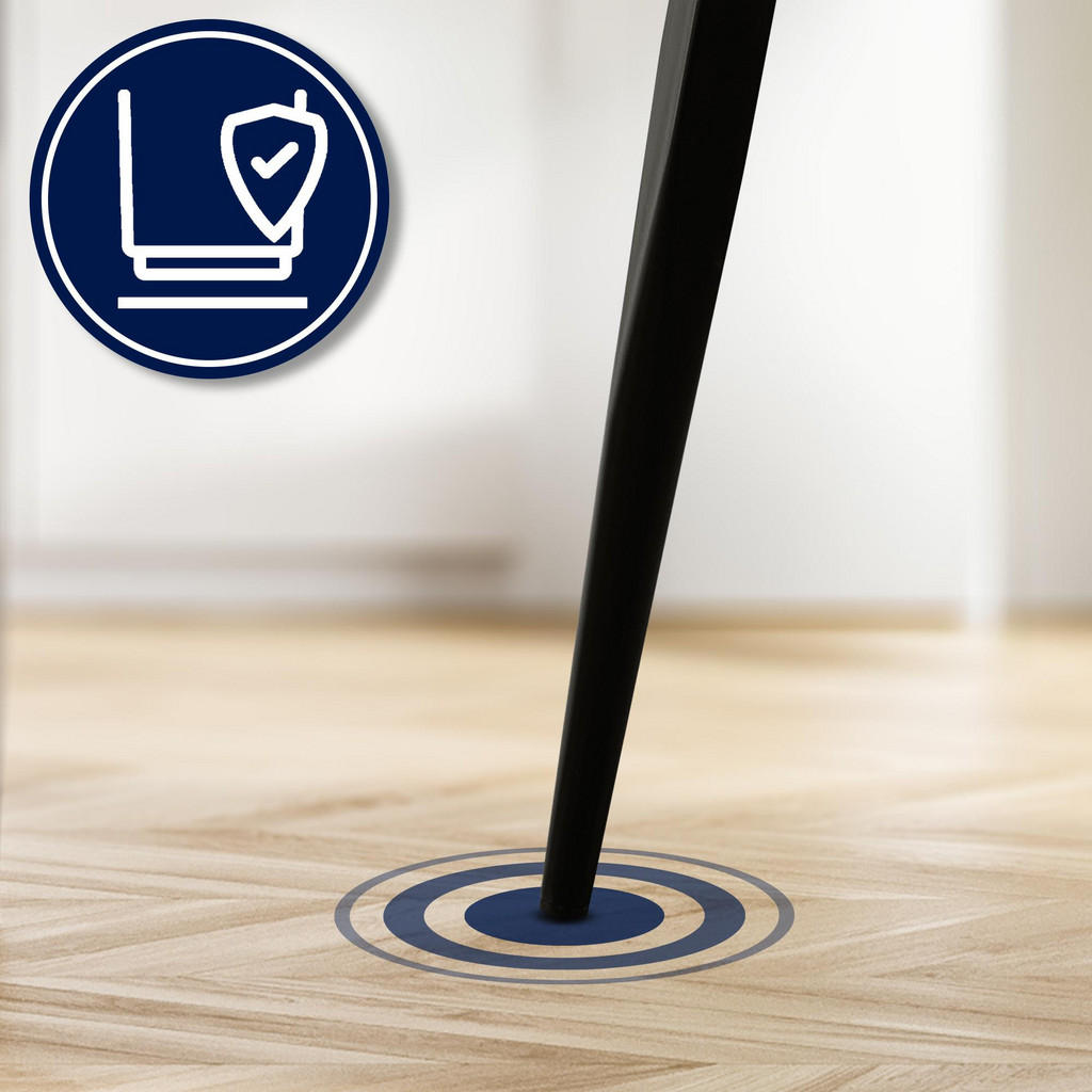 Thumbnail - CLP Armlehnenstuhl, Dunkelbraun, Schwarz, Textil, 62x87x59 cm, Esszimmer, Stühle, Esszimmerstühle, Armlehnenstühle