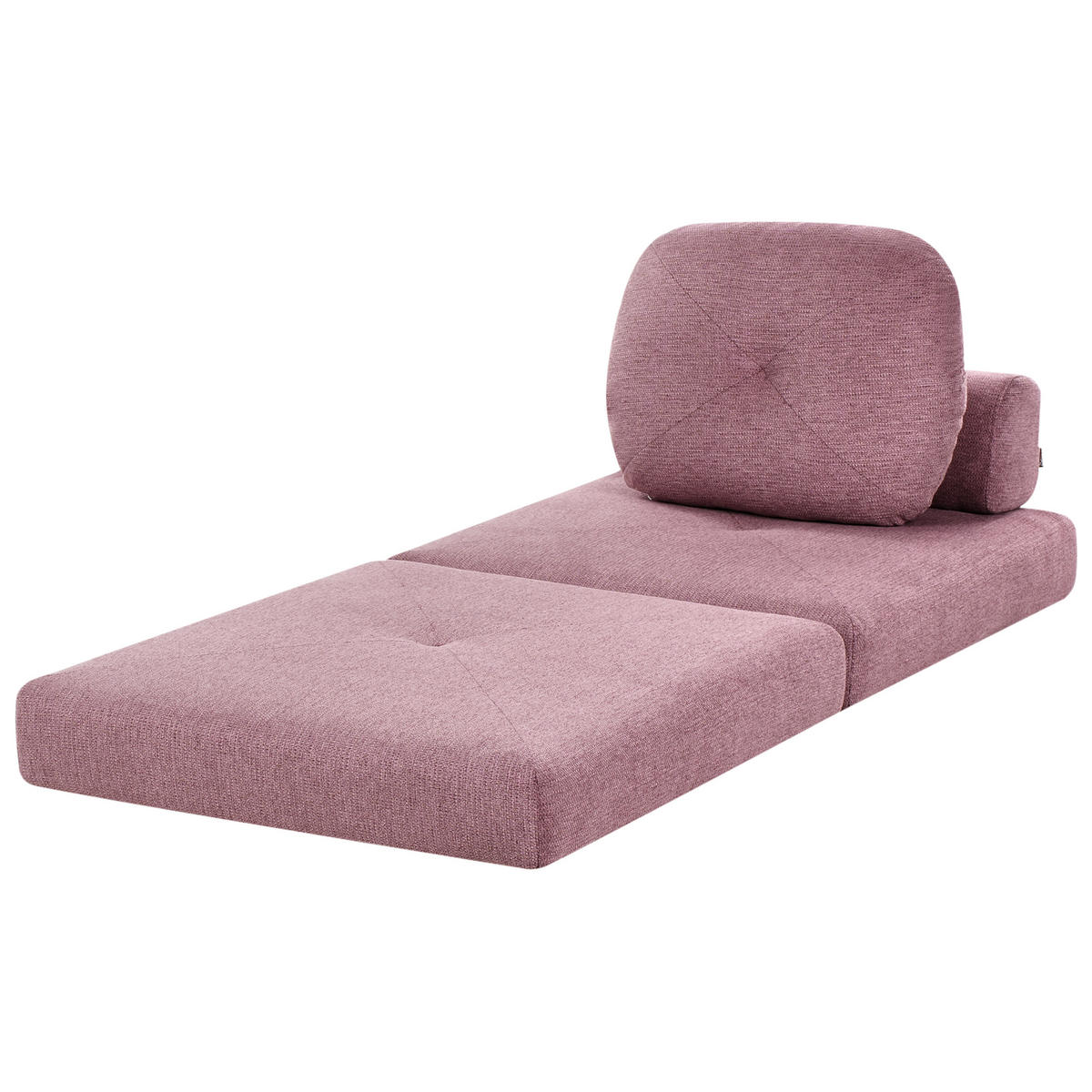 SCHLAFSOFA 81/182 cm Rosa Olden - Pink, Textil (81/54/91cm) - Beliani