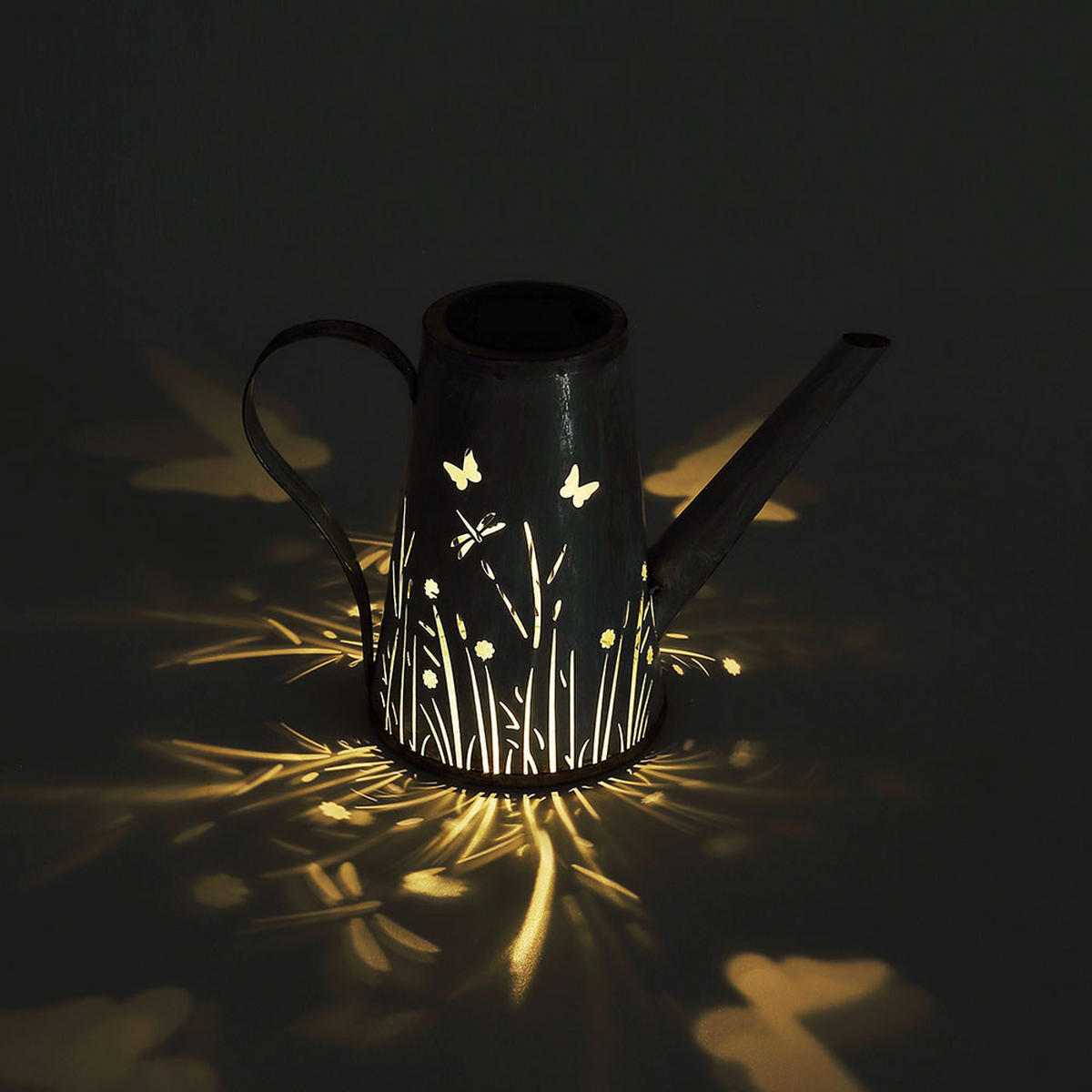 LED AUSSENLEUCHTE Metall Blau - Blau, Metall (27/14/19cm)