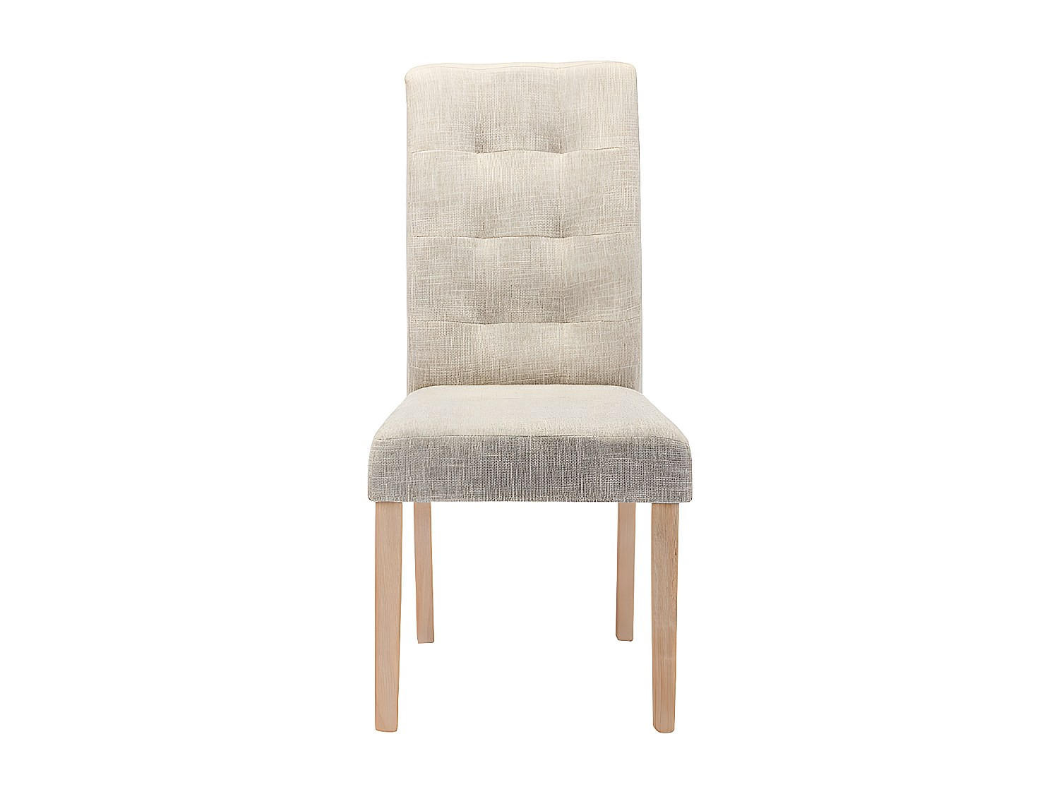 STUHL - 48 cm x 61 cm - stoff - cremefarben Villosa - Creme, Textil (48/100/61cm) - Vente-Unique