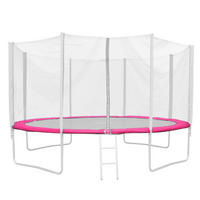 RANDABDECKUNG Trampolin 366 cm Pink - Pink, Kunststoff (366/366cm) - JAWINIO