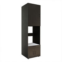 WASCHMASCHINENSCHRANK Serie 3 67cm Breit, 240cm Hoch - Schwarz, Holzwerkstoff (67/240/67cm)