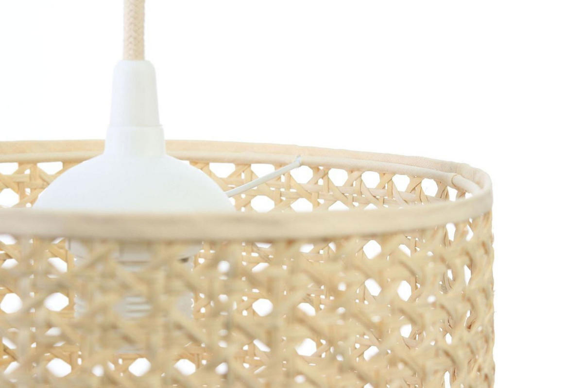 HÄNGELEUCHTE Beige 25/42 cm - Beige, Kunststoff (25/1/42cm) - ONZENO