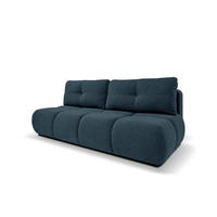 SOFA Milorya Schwarz 142 cm - Schwarz, Textil (214/89/104cm) - Pillovely